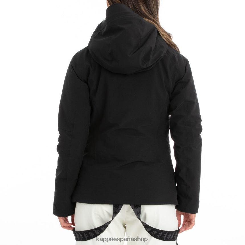 Kappa mujer chaqueta de esquí 6cento 610 negro 4P8JZR372