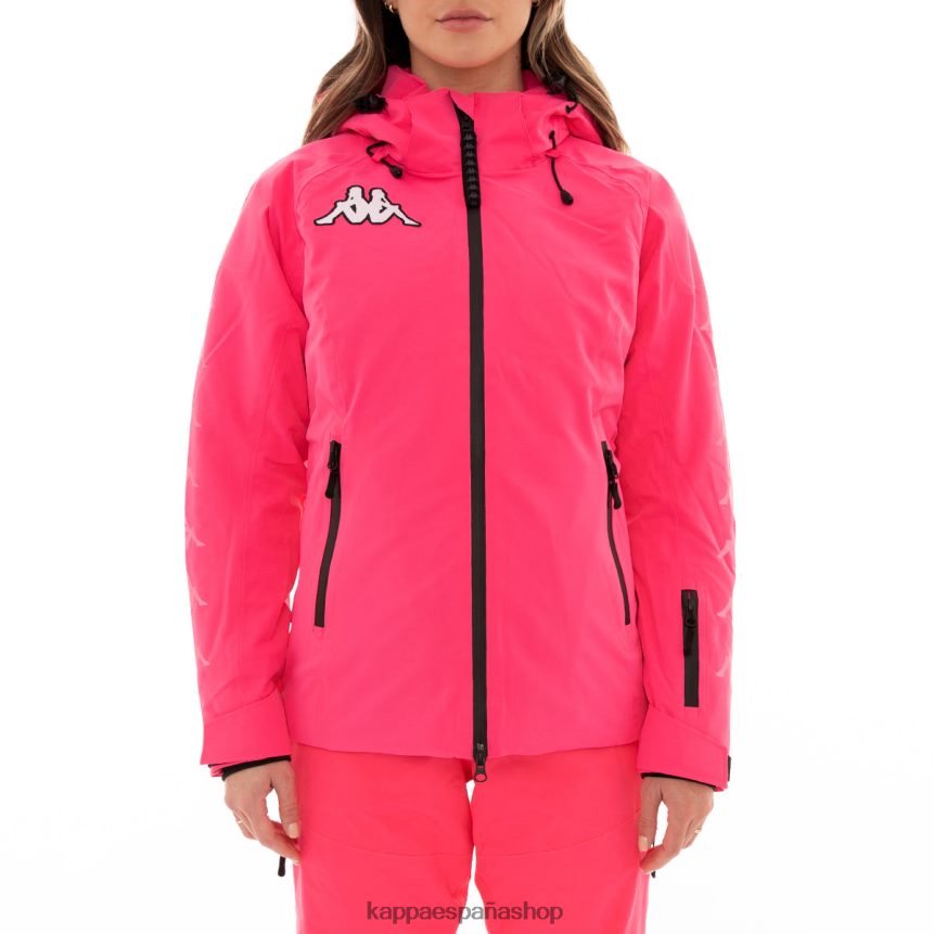 Kappa mujer chaqueta de esquí 6cento 652xb rosa 4P8JZR374