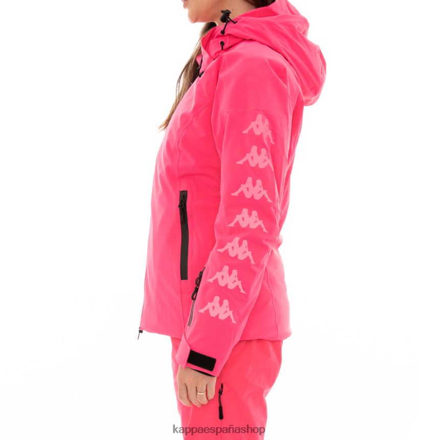Kappa mujer chaqueta de esquí 6cento 652xb rosa 4P8JZR374