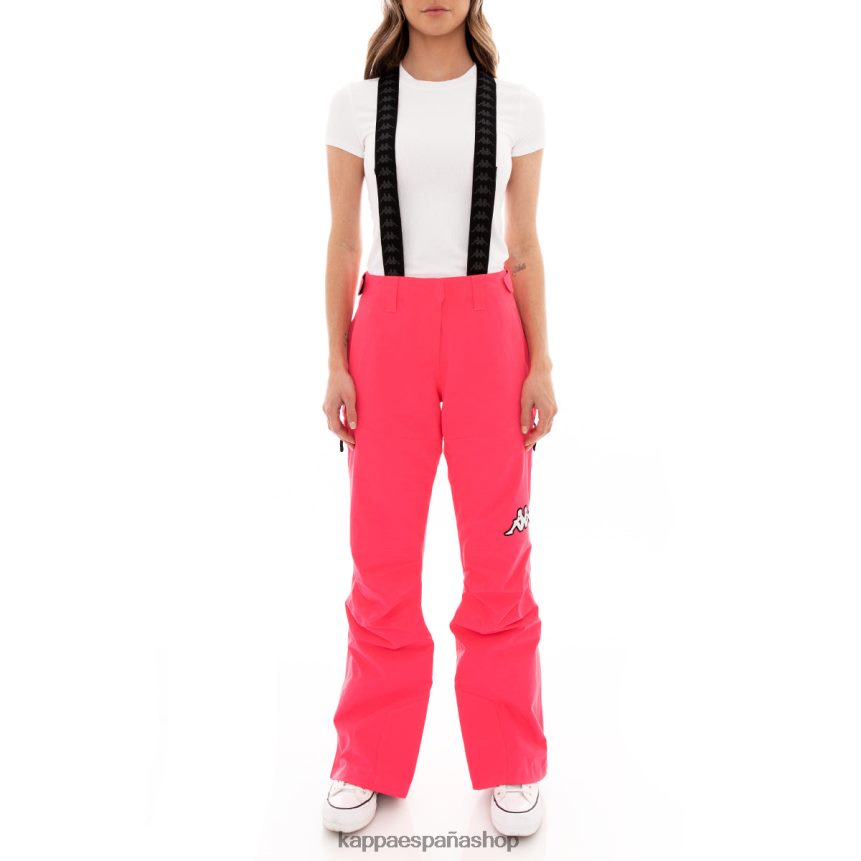 Kappa mujer pantalones de esquí 6cento 665 rosa 4P8JZR370