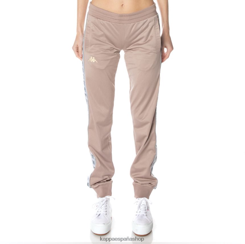 Kappa mujer pantalones deportivos 222 banda gastoria beige 4P8JZR369