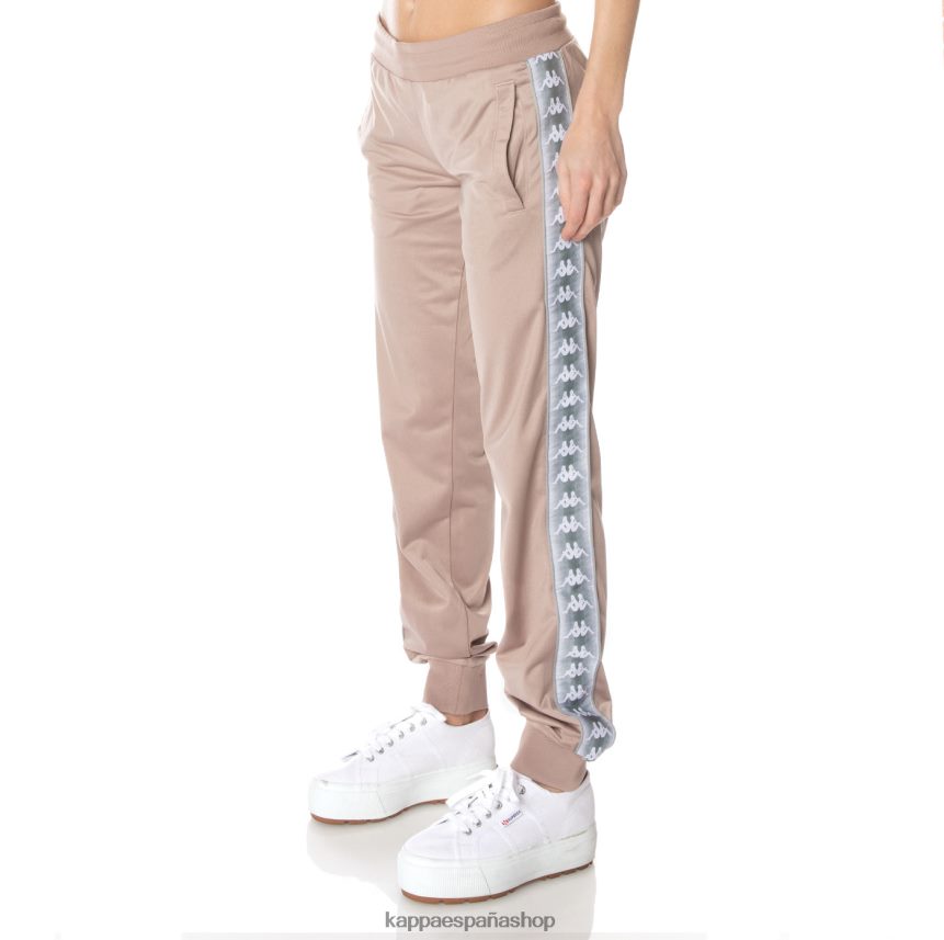 Kappa mujer pantalones deportivos 222 banda gastoria beige 4P8JZR369
