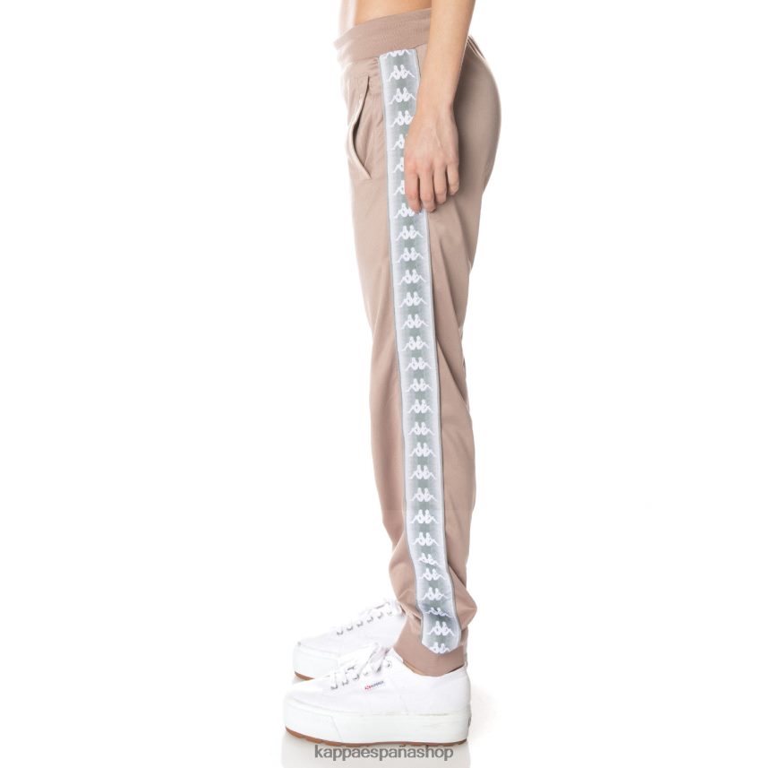 Kappa mujer pantalones deportivos 222 banda gastoria beige 4P8JZR369
