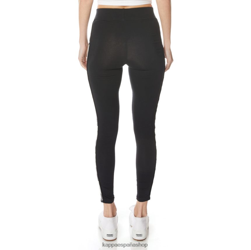 Kappa mujer leggins 222 banda leo azabache negro 4P8JZR392
