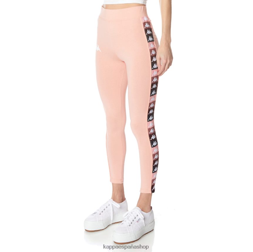 Kappa mujer leggins 222 banda leo rosa 4P8JZR393
