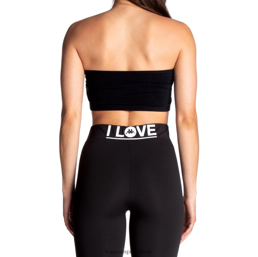 Kappa mujer auténtico bandeau koszalin azabache negro 4P8JZR386