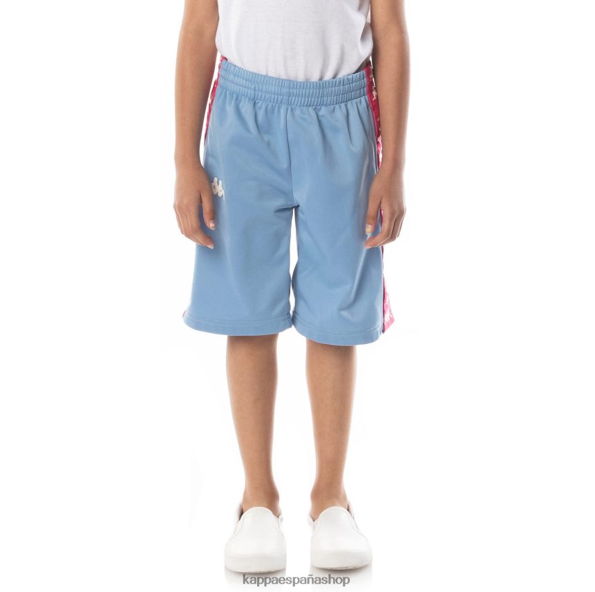 Kappa niños pantalones cortos 222 banda Treadwellz para niños rosa azul claro 4P8JZR806