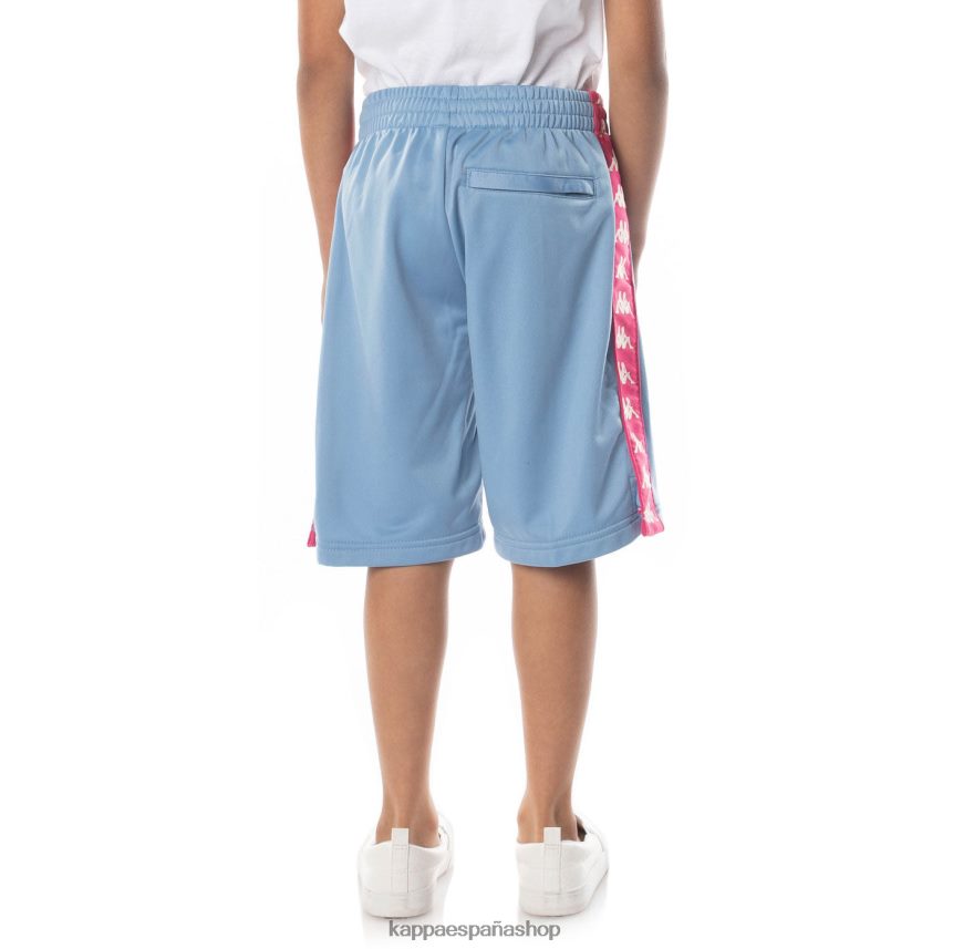 Kappa niños pantalones cortos 222 banda Treadwellz para niños rosa azul claro 4P8JZR806
