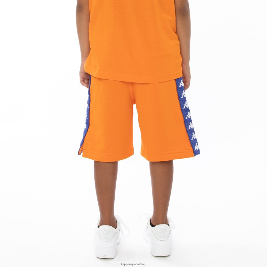 Kappa niños pantalones cortos 222 banda marvz para niños amarillo azul blanco 4P8JZR815