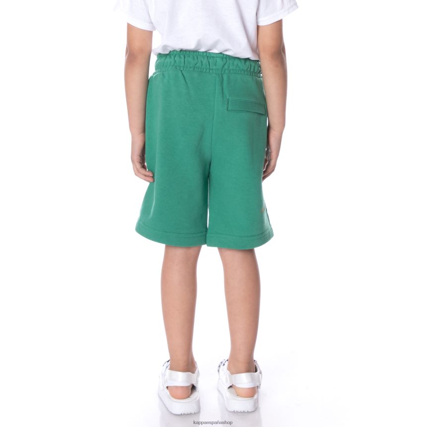 Kappa niños pantalones cortos de sangone auténticos para niños verde 4P8JZR786