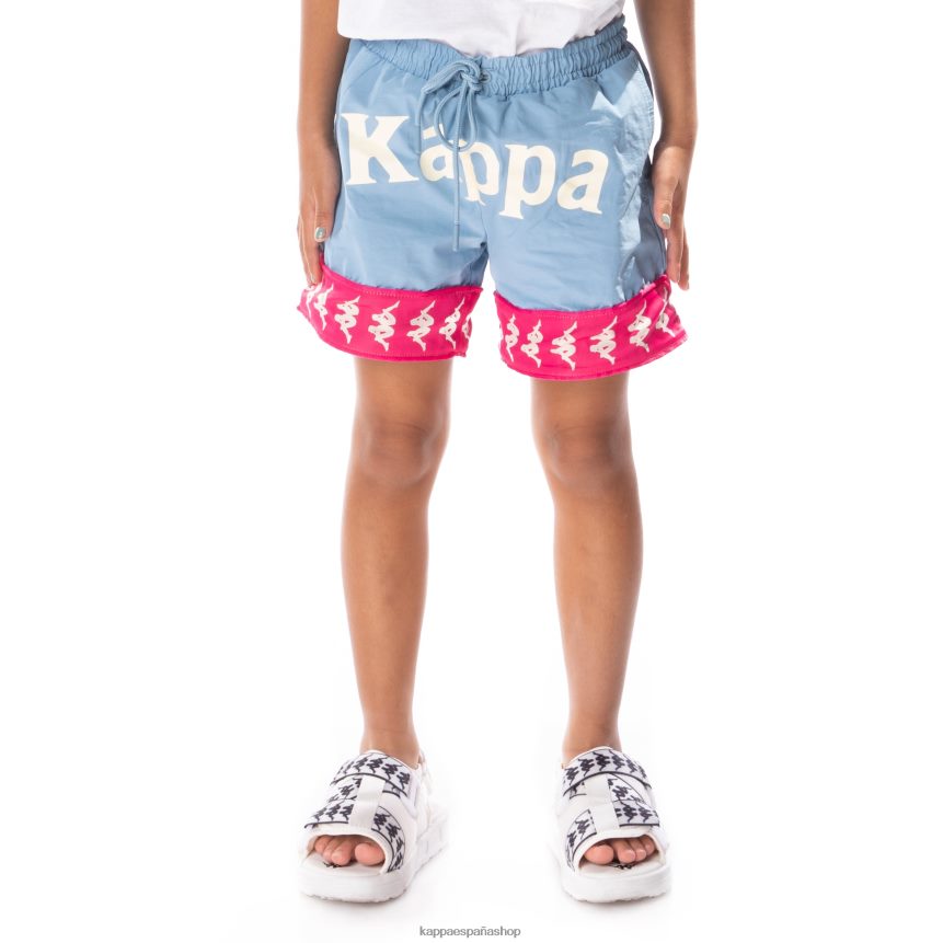 Kappa niños pantalones cortos niños 222 banda calabash 3 rosa azul claro 4P8JZR802