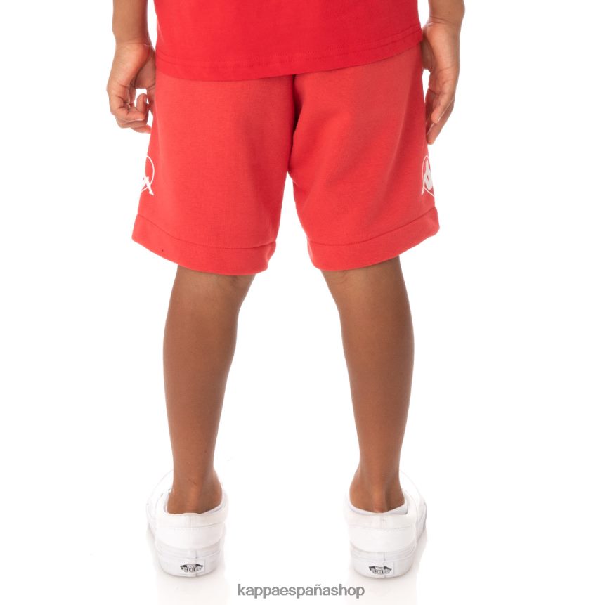 Kappa niños pantalones cortos radom de amor auténtico para niños rojo 4P8JZR814