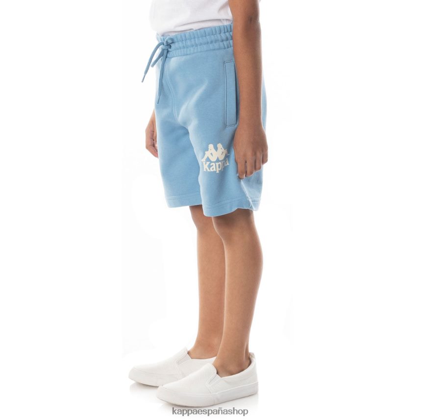 Kappa niños pantalones cortos uppsala auténticos para niños arena azul claro 4P8JZR798