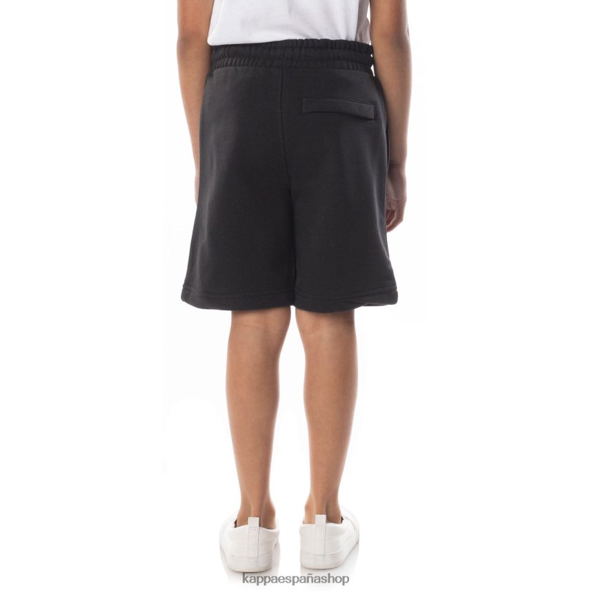 Kappa niños pantalones cortos uppsala auténticos para niños arena de humo negro 4P8JZR800