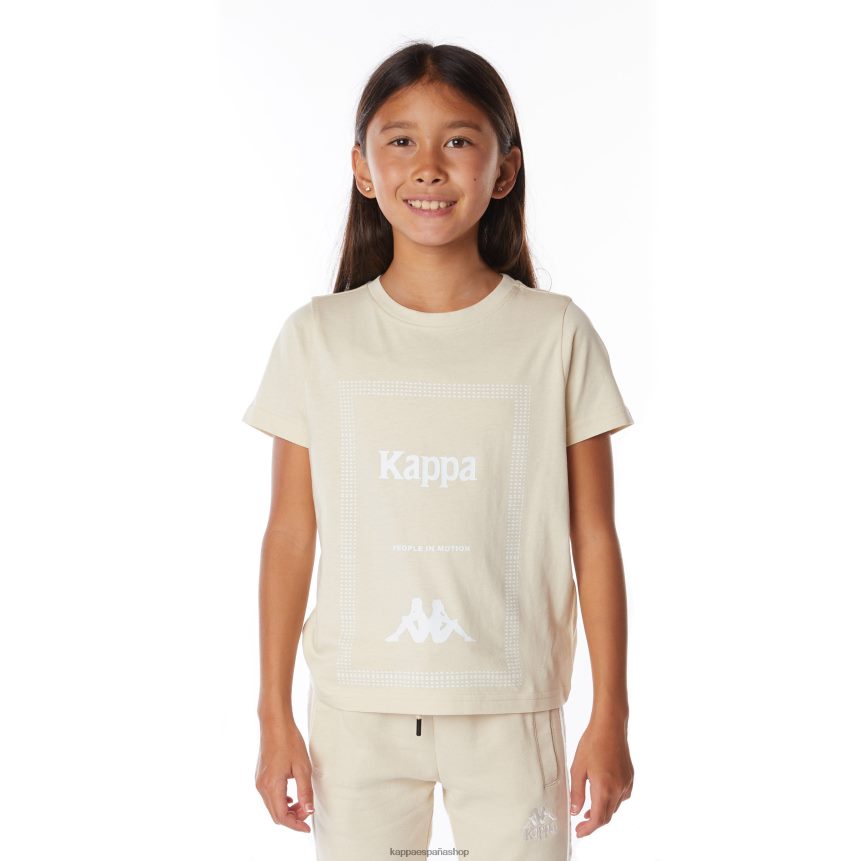 Kappa niños Camiseta Graphik Graphik auténtica para niños. beige 4P8JZR663