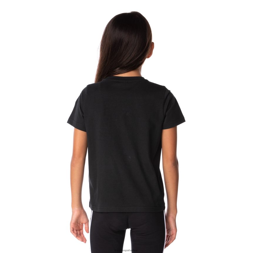 Kappa niños Camiseta Graphik Graphik auténtica para niños. humo negro 4P8JZR665