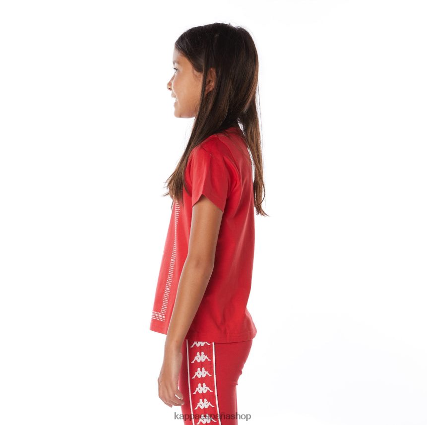 Kappa niños Camiseta Graphik Graphik auténtica para niños. rojo 4P8JZR664