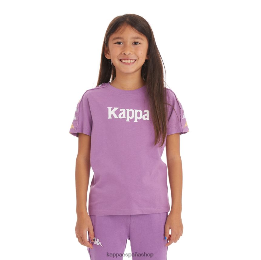 Kappa niños camiseta 222 banda bendocin niño lavanda violeta 4P8JZR747