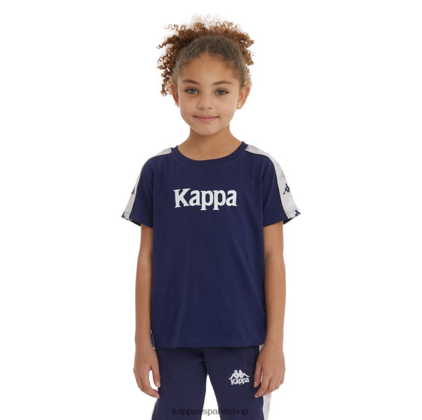 Kappa niños camiseta 222 banda deto 2 niños Armada 4P8JZR732