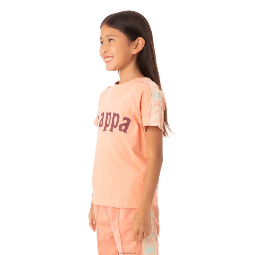 Kappa niños camiseta 222 banda deto niño coral rosa 4P8JZR778