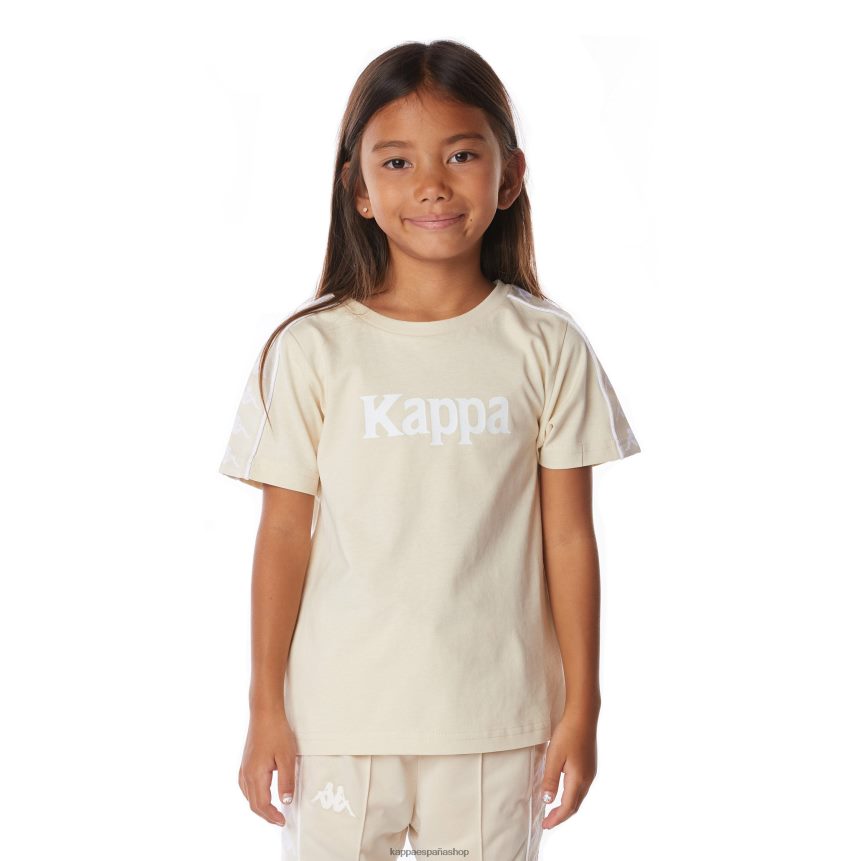Kappa niños camiseta 222 banda torio niño beige 4P8JZR670