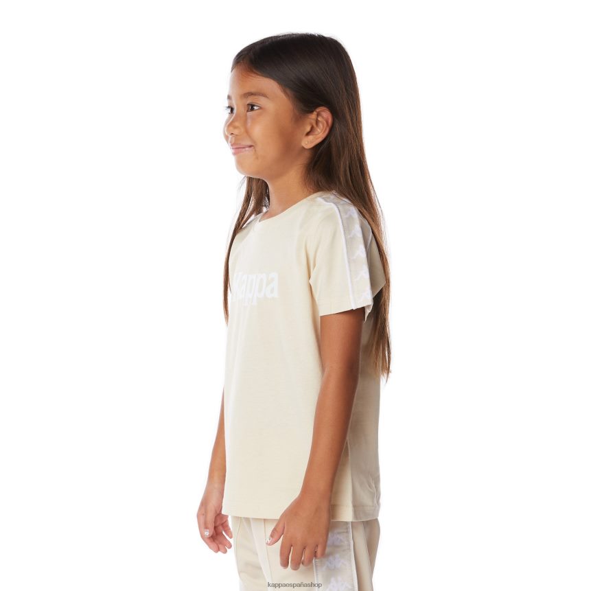 Kappa niños camiseta 222 banda torio niño beige 4P8JZR670