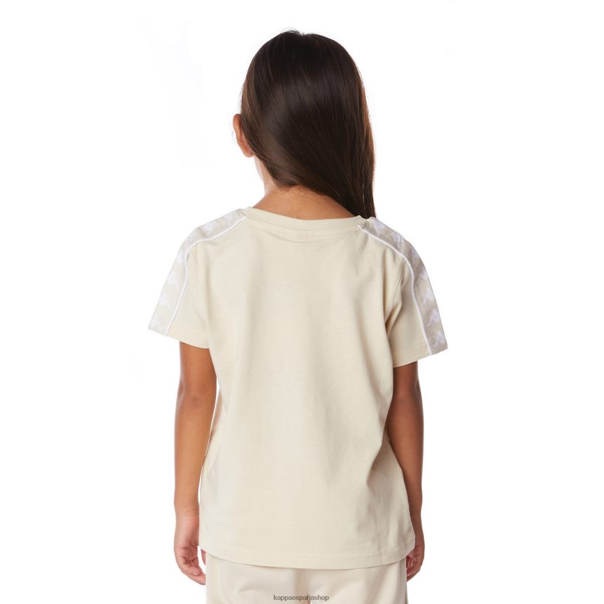 Kappa niños camiseta 222 banda torio niño beige 4P8JZR670