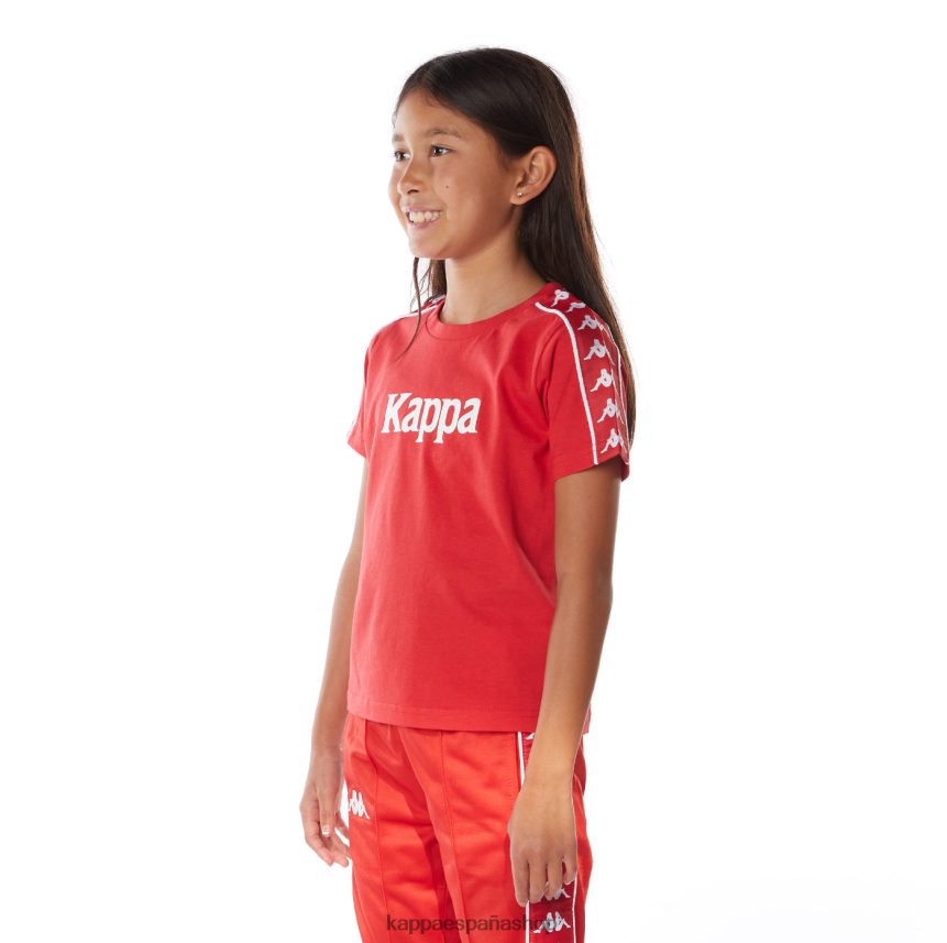 Kappa niños camiseta 222 banda torio niño rojo 4P8JZR671
