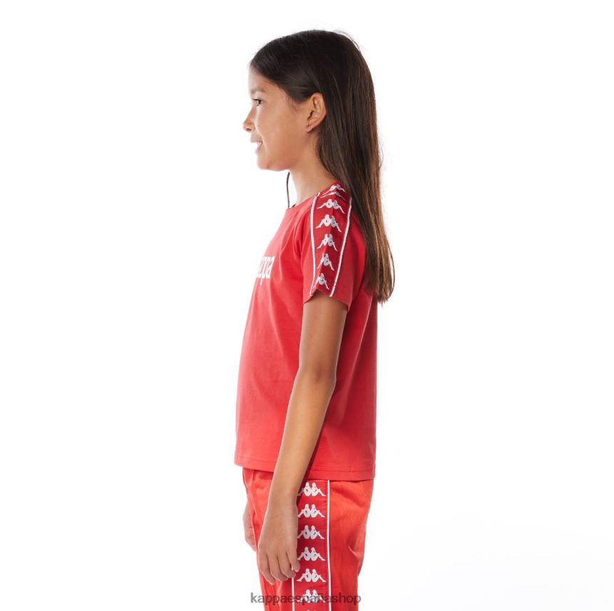 Kappa niños camiseta 222 banda torio niño rojo 4P8JZR671