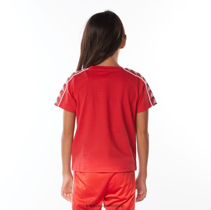 Kappa niños camiseta 222 banda torio niño rojo 4P8JZR671