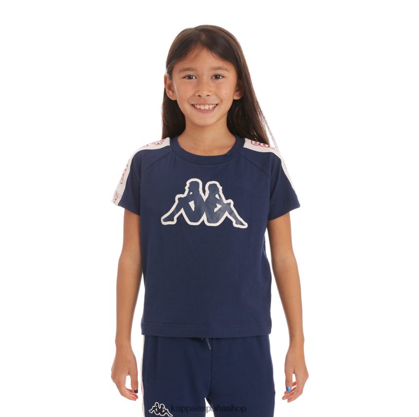 Kappa niños camiseta avirec 2 con cinta con logo para niños Armada 4P8JZR752