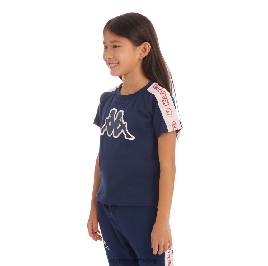 Kappa niños camiseta avirec 2 con cinta con logo para niños Armada 4P8JZR752