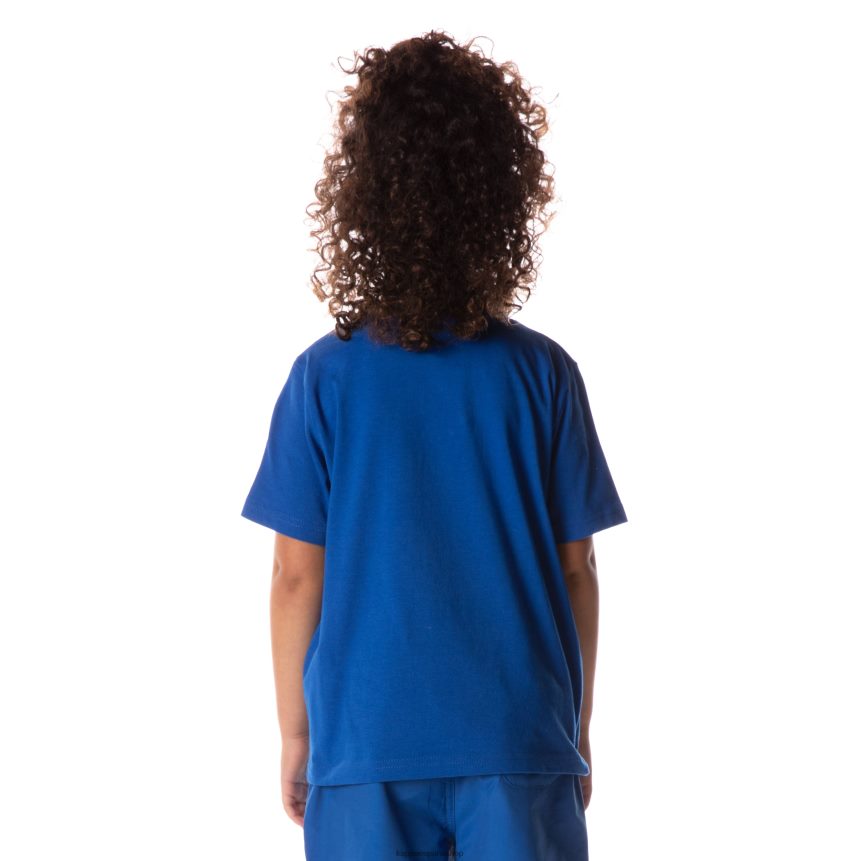 Kappa niños camiseta bant con cinta del logo para niños azul 4P8JZR710