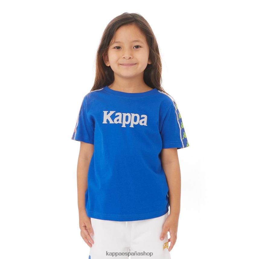 Kappa niños camiseta bendoc auténtica para niños azul 4P8JZR783