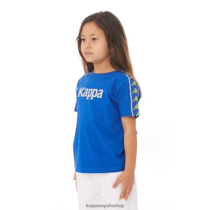 Kappa niños camiseta bendoc auténtica para niños azul 4P8JZR783