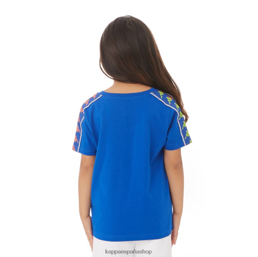 Kappa niños camiseta bendoc auténtica para niños azul 4P8JZR783