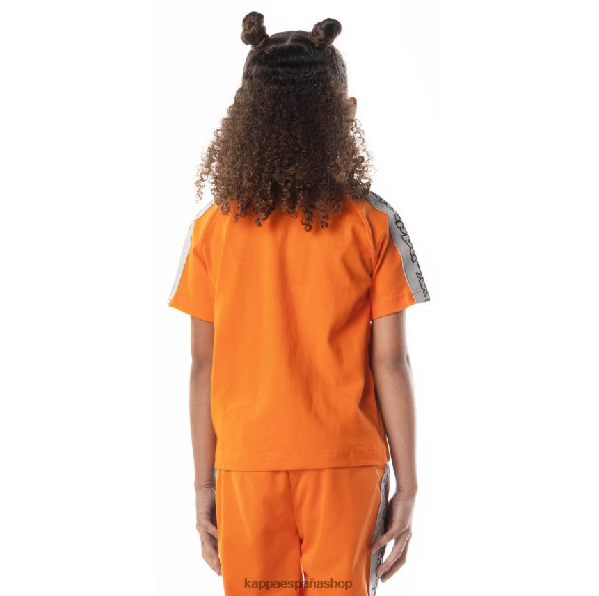 Kappa niños camiseta davirec con cinta del logo naranja 4P8JZR713