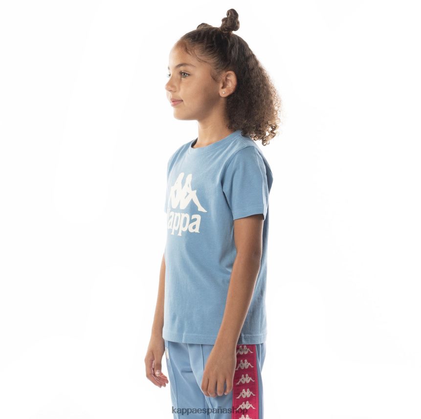Kappa niños camiseta esstesi auténtica para niños arena azul claro 4P8JZR692