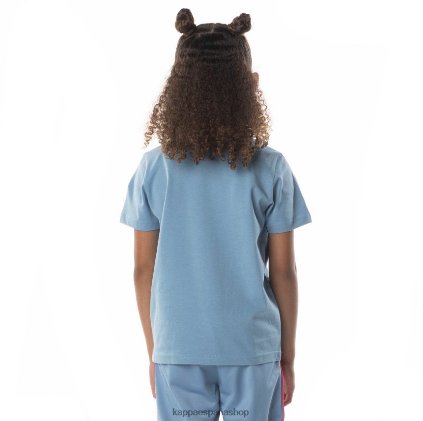 Kappa niños camiseta esstesi auténtica para niños arena azul claro 4P8JZR692