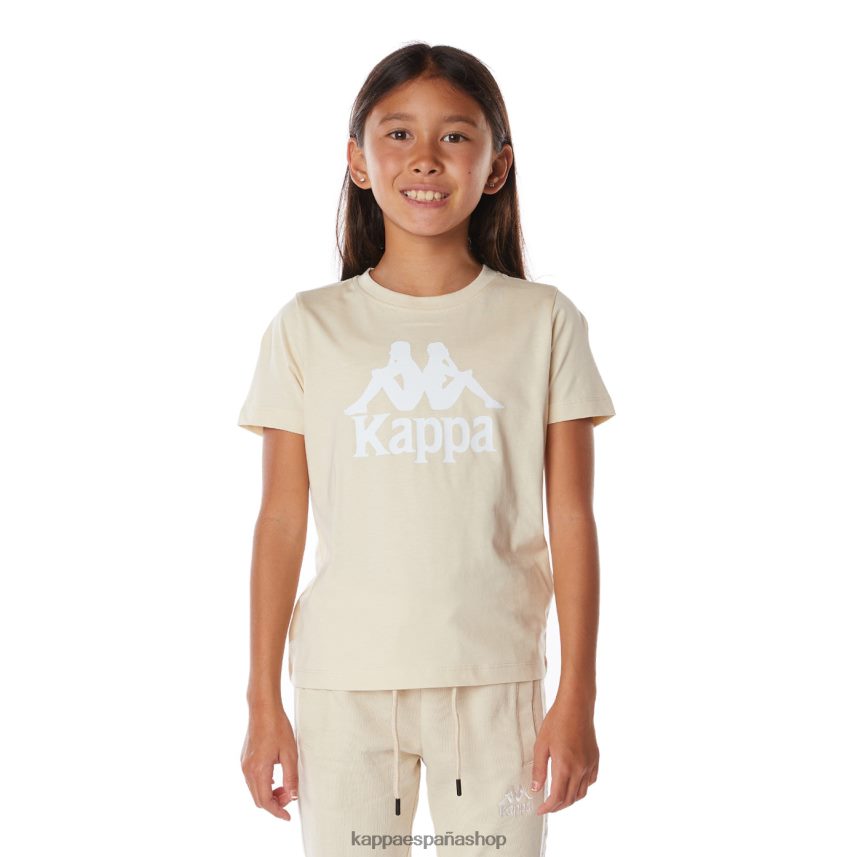 Kappa niños camiseta estessi niños auténtica beige 4P8JZR667