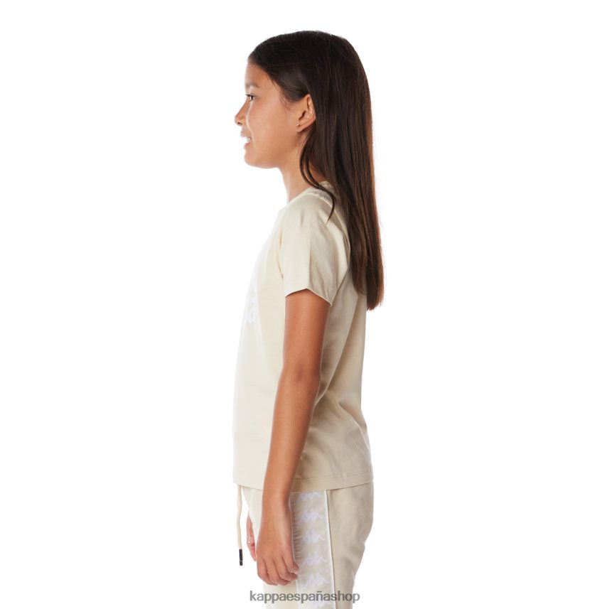 Kappa niños camiseta estessi niños auténtica beige 4P8JZR667