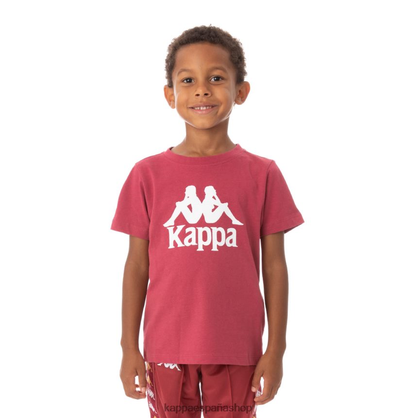 Kappa niños camiseta estessi niños auténtica borgoña 4P8JZR762