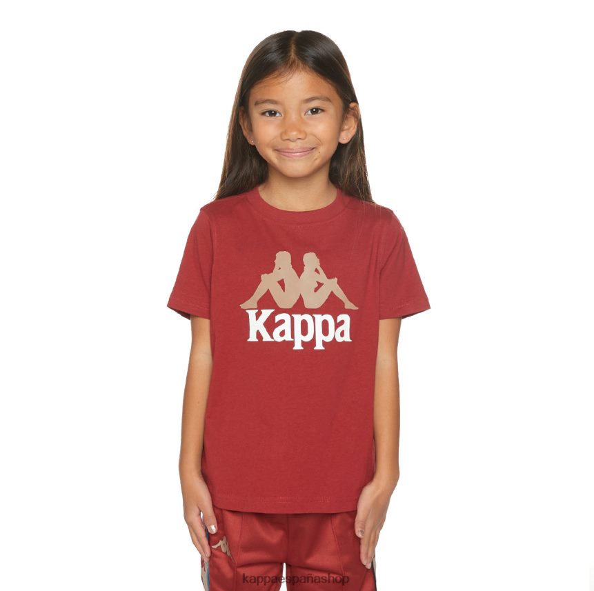 Kappa niños camiseta estessi niños auténtica granate 4P8JZR657