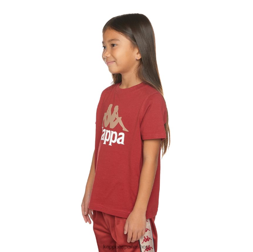 Kappa niños camiseta estessi niños auténtica granate 4P8JZR657
