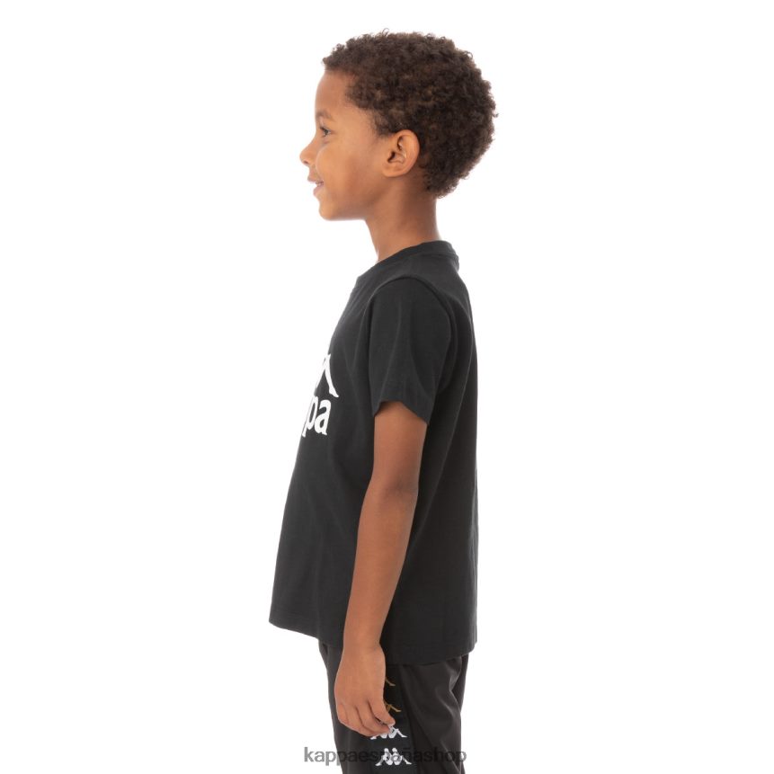 Kappa niños camiseta estessi niños auténtica negro 4P8JZR669