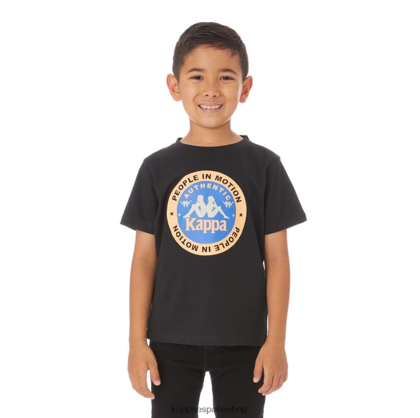 Kappa niños camiseta franker autentica niños negro 4P8JZR773