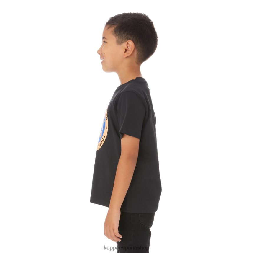 Kappa niños camiseta franker autentica niños negro 4P8JZR773