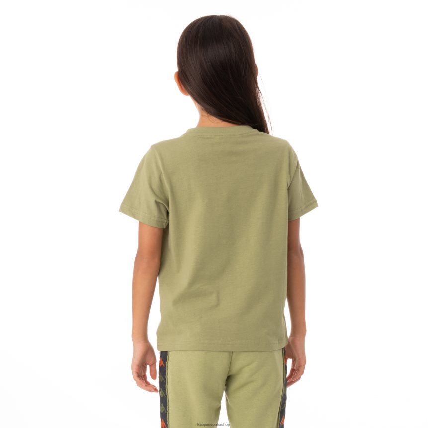 Kappa niños camiseta franker autentica niños salvia verde 4P8JZR772