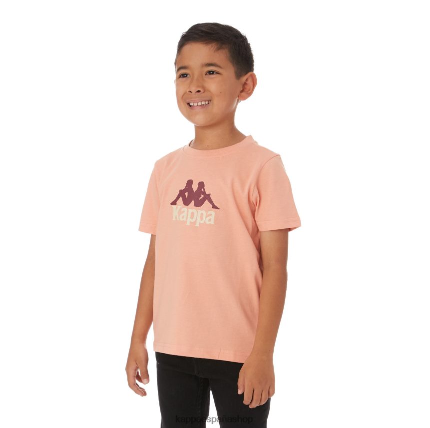 Kappa niños camiseta molongio auténtica para niños coral rosa 4P8JZR775