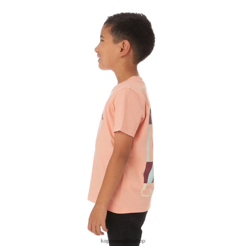 Kappa niños camiseta molongio auténtica para niños coral rosa 4P8JZR775